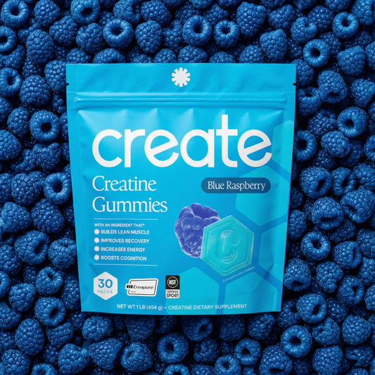 Creatine Monohydrate Gummies — Blue Raspberry